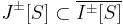 J^\pm[S] \subset \overline{I^\pm[S]}