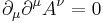 \partial_\mu \partial^\mu A^\nu = 0