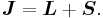 \boldsymbol{J}=\boldsymbol{L}%2B\boldsymbol{S}.