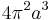 4\pi^2 a^3