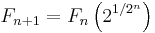 F_{n%2B1}=F_n\left(2^{1/2^n}\right)