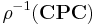 \rho^{-1}(\mathbf{CPC})