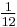 \tfrac1{12}