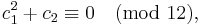 c_1^2%2Bc_2 \equiv 0 \pmod{12},