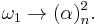 \omega_1\to(\alpha)^2_n.