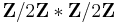 \mathbf{Z}/2\mathbf{Z} * \mathbf{Z}/2\mathbf{Z}