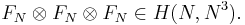 F_N \otimes F_N\otimes F_N \in H(N,N^3).