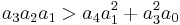  a_3a_2a_1 > a_4a_1^2 %2B a_3^2a_0 