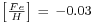 \begin{smallmatrix}\left[\frac{Fe}{H}\right]\ =\ -0.03\end{smallmatrix}