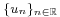 \scriptstyle\{u_n\}_{n\in\mathbb{R}}