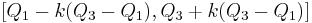  \big[ Q_1 - k (Q_3 - Q_1 ) , Q_3 %2B k (Q_3 - Q_1 ) \big]