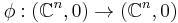  \phi�: (\mathbb{C}^n,0) \to (\mathbb{C}^n,0)