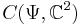 C(\Psi, \mathbb{C}^2)