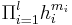 \Pi_{i=1}^l h_i^{m_i}