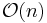 \mathcal{O}(n)