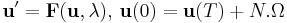 \mathbf u' = \mathbf F(\mathbf u,\lambda),\, \mathbf u(0) = \mathbf u(T) %2B N.\Omega