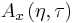 A_x\left(\eta,\tau \right)