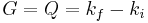  G = Q = k_f - k_i