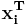 \mathbf{x_i^T}