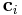   \mathbf{c}_i 