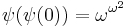 \psi(\psi(0)) = \omega^{\omega^2}