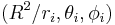 (R^2/r_i,\theta_i,\phi_i)\,