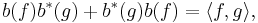 b(f)b^*(g)%2Bb^*(g)b(f)=\langle f,g\rangle, \,