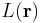 L(\mathbf{r})