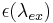 \epsilon(\lambda_{ex})