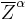 \overline{Z}^\alpha