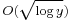 \scriptstyle O(\sqrt{\log y})