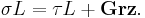 \sigma L=\tau L%2B\mathbf{Grz}.