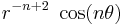  r^{-n%2B2}~\cos(n\theta) \,