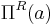 \Pi^R(a)