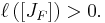  \ell \left( \left[ J_F \right] \right) > 0 . 