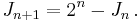  J_{n%2B1} = 2^n - J_n \, .