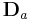 {\mathbf D}_a