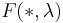 F(\ast,\lambda)