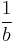 \frac{1}{b}