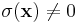 \sigma(\mathbf{x}) \neq 0