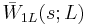 \bar{W}_{1L}(s;L)