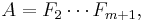 A=F_{2}\cdots F_{m%2B1},