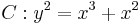 C: y^2=x^3%2Bx^2 