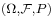 \scriptstyle (\Omega, \mathcal{F}, P )