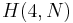 H(4,N)