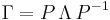 \Gamma= P\,\Lambda\,P^{-1}