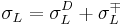 \sigma_L=\sigma_L^D %2B \sigma_L^\mp 