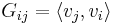 G_{ij}=\langle v_j, v_i \rangle