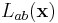 L_{ab}(\mathbf{x})