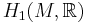 H_1(M,\mathbb{R})